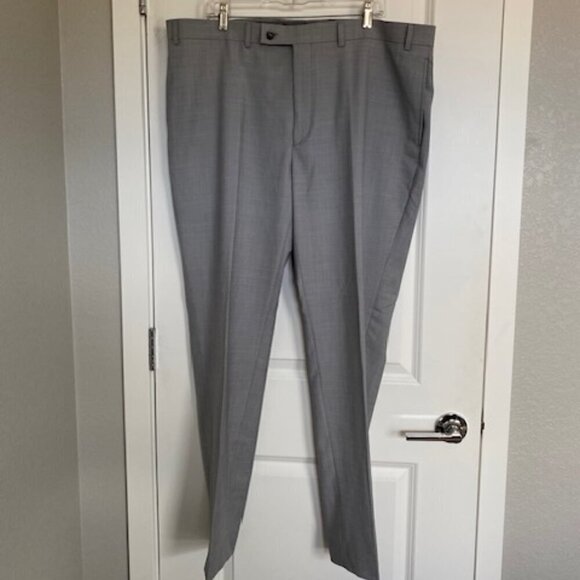 CALVIN KLEIN Men's Slim Fit Gray Grey Wool Blend Dress Pants Slacks 42 x 32 - Picture 6 of 12